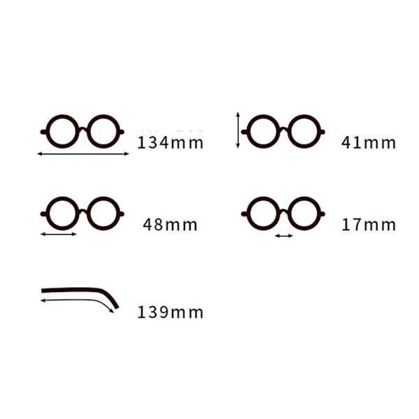 Læsebriller HD Presbyopiske briller TRANSPARENT STYRKE Transparent Strength 100-Strength 100