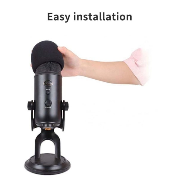 Mikrofon Cover Mic Wind Cover SVART SVAMP COVER black sponge cover-sponge cover
