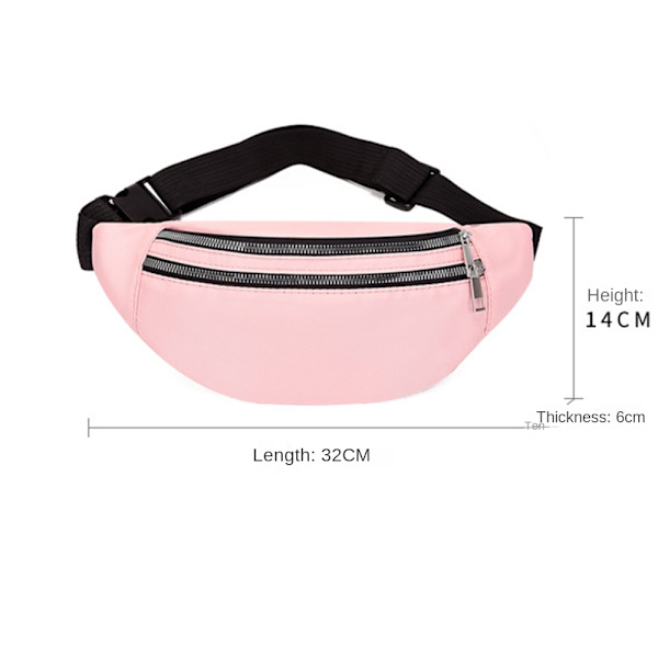 Taljetaske Fanny Pack SORT Black