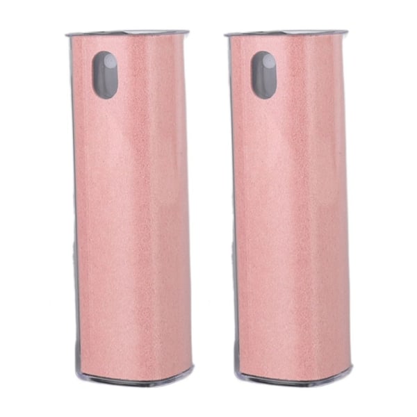 2 STK 10 ml parfymsprayflaska vätskebehållare ROSA pink