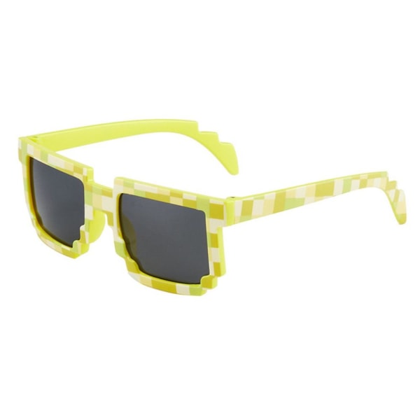 Kids Mosaic Aurinkolasit Children Party Disco Cool Glasses KELTAINEN Yellow