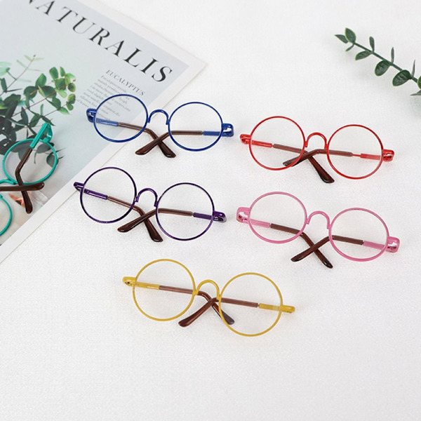 Doll Glasses Pehmo Doll Silmälasit GOLD Gold