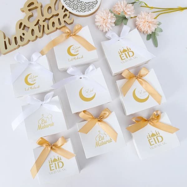 10 st Godisaskar Presentförpackning VIT-3 VIT-3 White-3