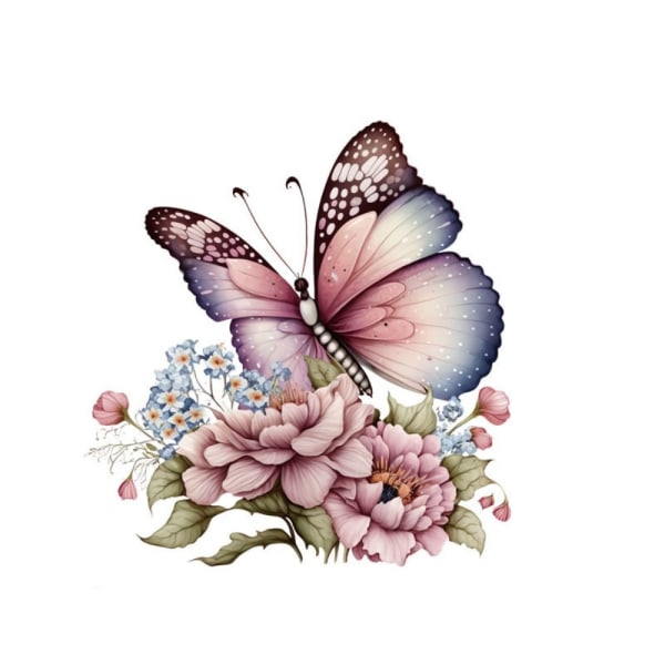 Butterfly-wc-tarrat kukkaperhostarrat 1 1 1