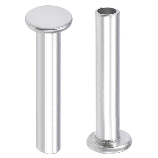 100 st aluminium platt fackverkshuvud Halvtubformade nitar M2 X M2 x 8mm