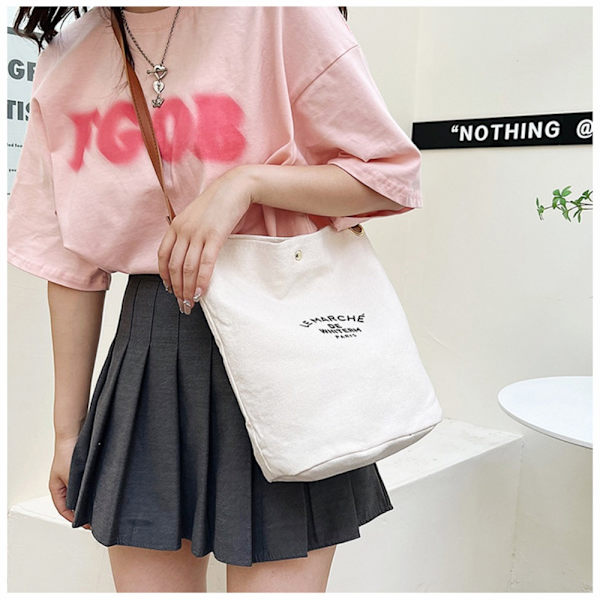 Olkalaukku Bucket Bag MUSTA black