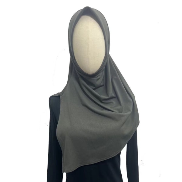 Muslimsk Turban Hodeskjerf MØRKEGRÅTT dark grey