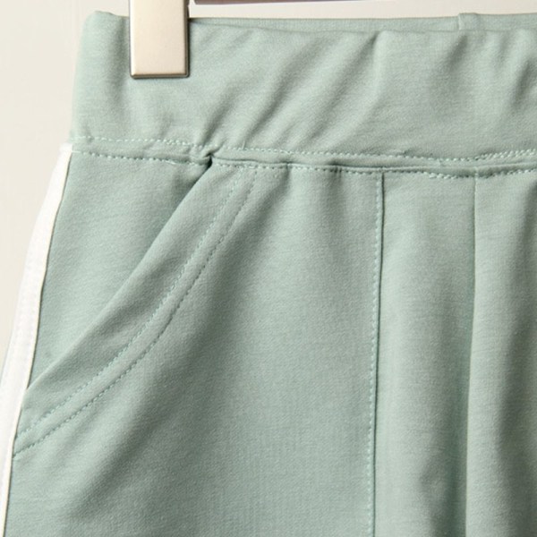 Cotton Yoga Shorts Skinny Slim Short Pants GREEN M green M