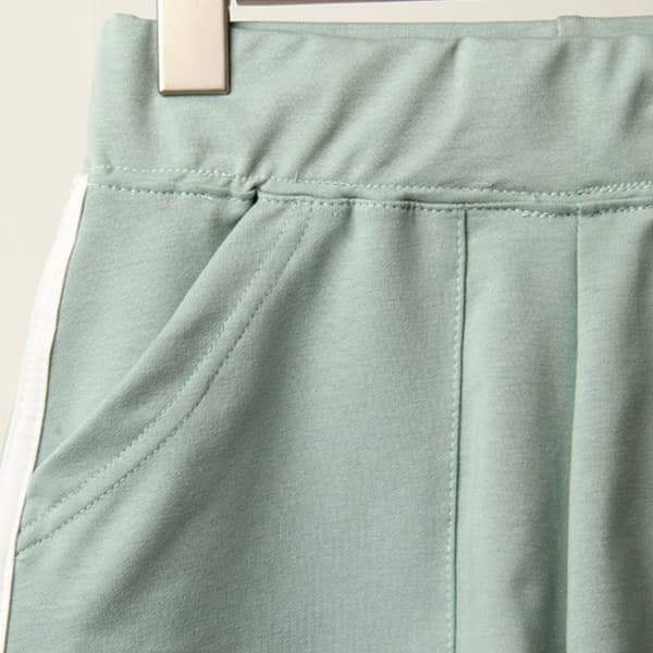 Smal bomulls yogashorts GRÅ L grey L