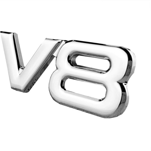 3st 3D Bil Emblem Badge Decal Metal Badge Decal Stickers V8 V8 V8