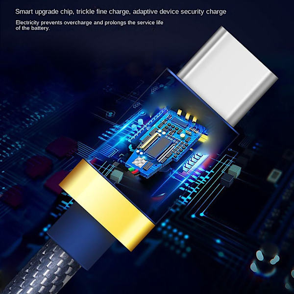 Typ-C datakabel Android datakabel SVART 2MTYPE-C TYPE-C BLACK 2MType-c-Type-c