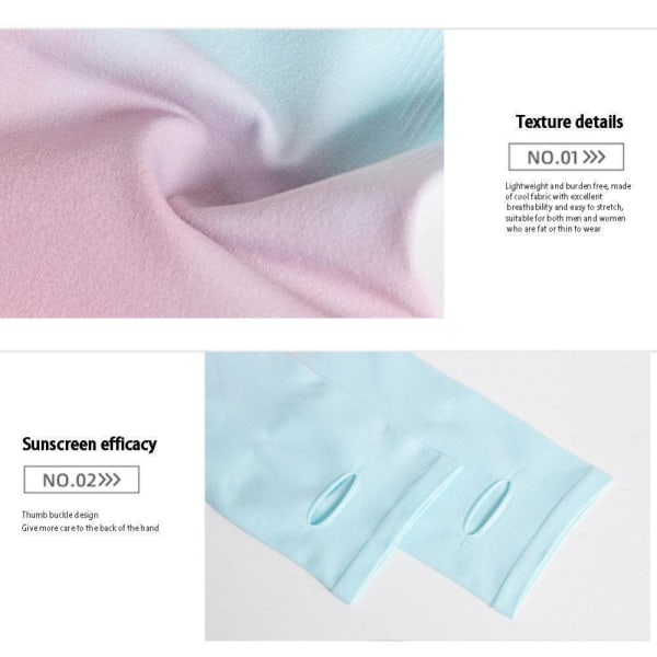 Gradient Color Arm Ermer Solbeskyttelsesdeksel 01 01 01