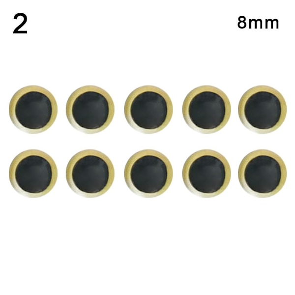 Dockor ögonglober glasdockor ögon 8MM2 2 8mm2