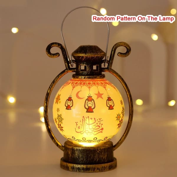 Eid Mubarak Ramadan LED-lampe LED-lykt