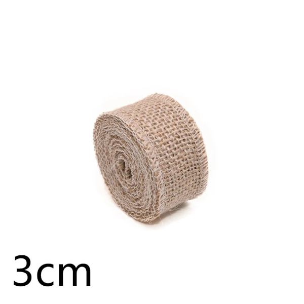 Luonnollinen juuttikangas säkkikangas juuttinauha 3cm 3cm