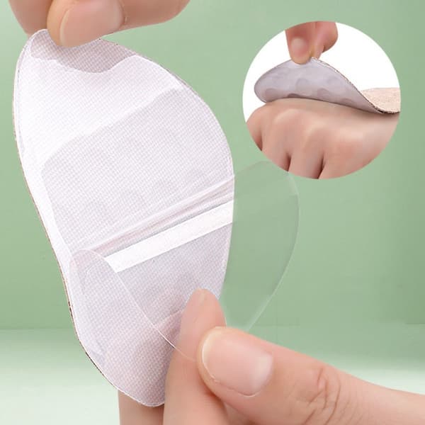 1 par Skoinlägg Framfotskudde TRANSPARENT transparent