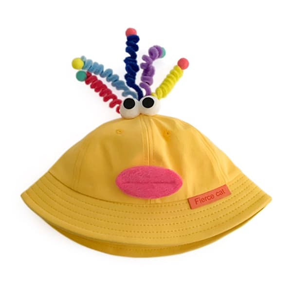 Baby Bøttehatt Solhatt ROSARØD Rose red