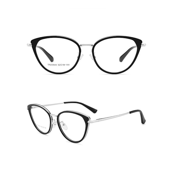 Anti-Blue Light Glasögon Cat Eye Glasögon MÖRKBRUNA Dark Brown