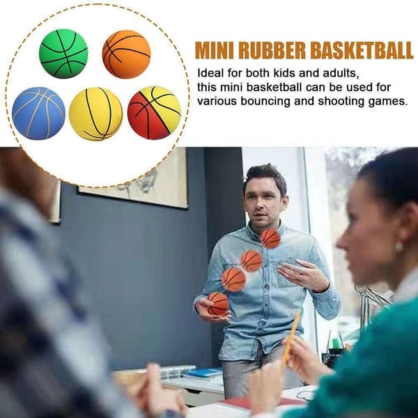 Liten Basketball Mini Gummibasketball MULTIFARGET Multicolour