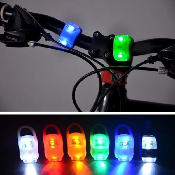 Nattalarmlys LED-blits Forsiktig-lampe HVIT White