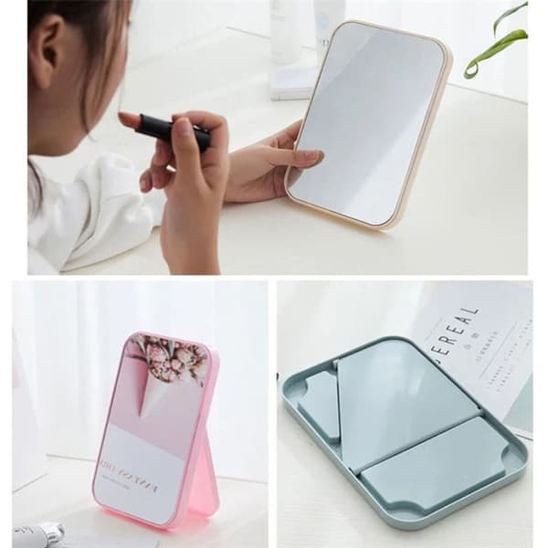 Foldbart Spejl Makeup Spejl LILLA Purple