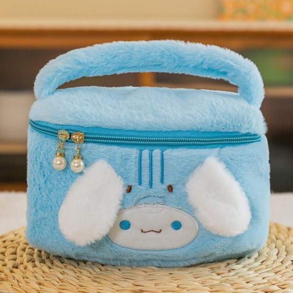 Kuromi Strawberry Bear Melody Cinnamoroll Anime Plys makeup tasker 20x10x9cmE
