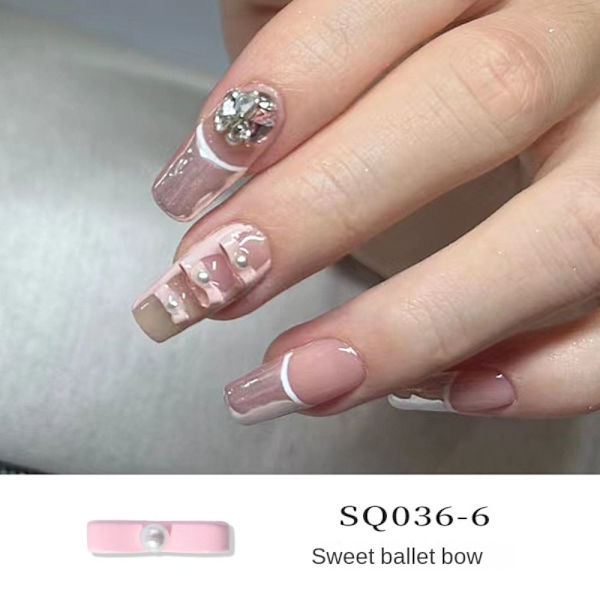 10 stk Negledekoration Negle Art Accessories 6 6 6