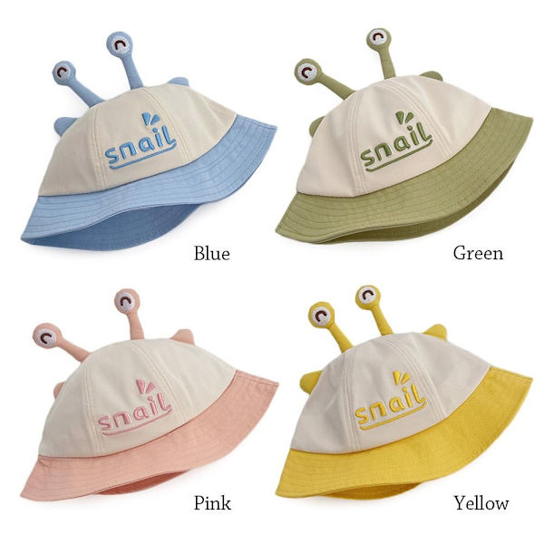 Baby Bucket Hat Sun Cap KELTAINEN Yellow