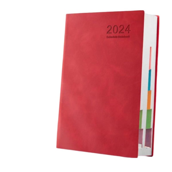 Notebook Timeplan RØD Red