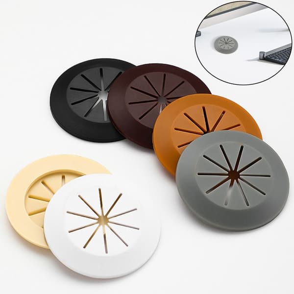 Sladdhålskydd Dator Grommet GRÅ 60MM grey 60mm