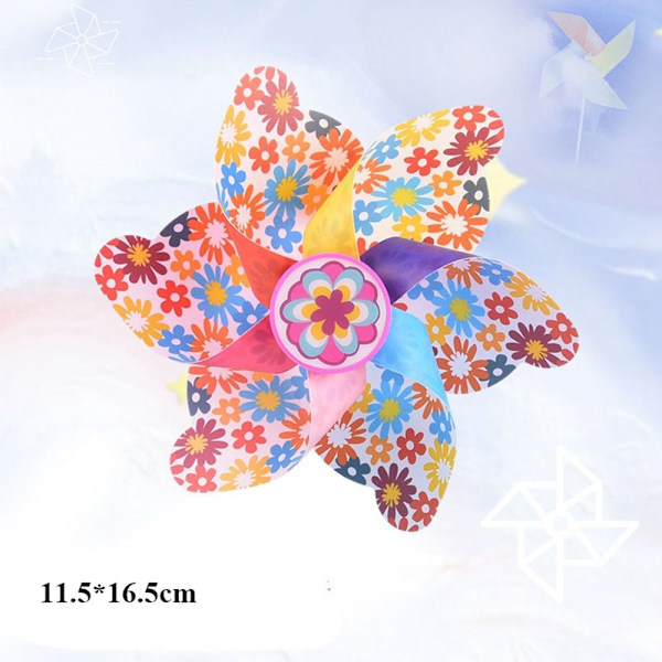 Lasten polkupyörän tuulimylly sarjakuva Värikäs Pinwheel 9 9 9
