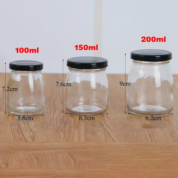 Mini Yoghurtglas Glas Buddingkopper 100ML 100ml