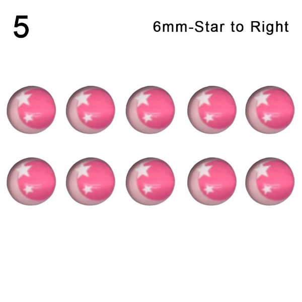 10 st/5 par Eyes Crafts Eyes Puppet Crystal Eyes 6MM-STAR TO 6mm-Star to Right5