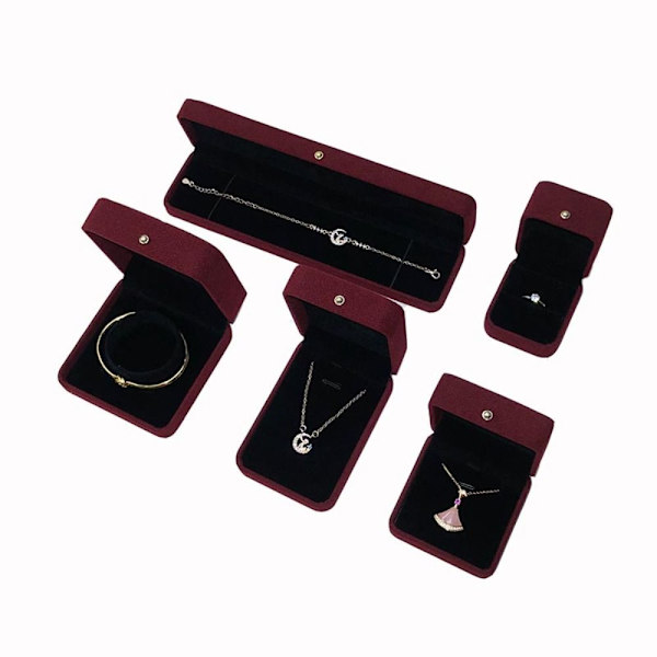 Korujen säilytyslaatikot Case PUNAINEN KAULAKAULA Red Necklace-Necklace