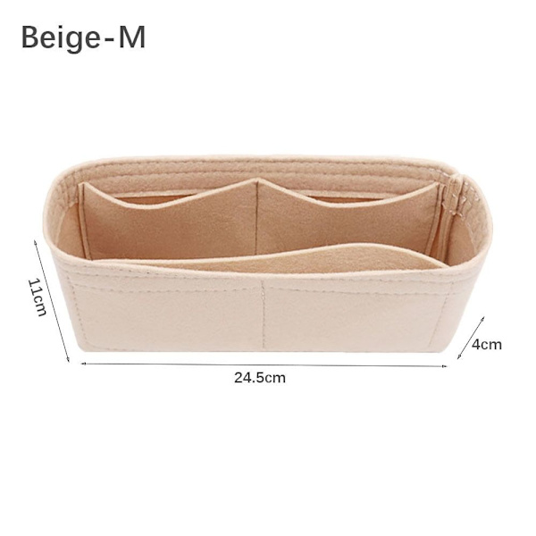 Filt-indsatspose Pungforing BEIGE M Beige M
