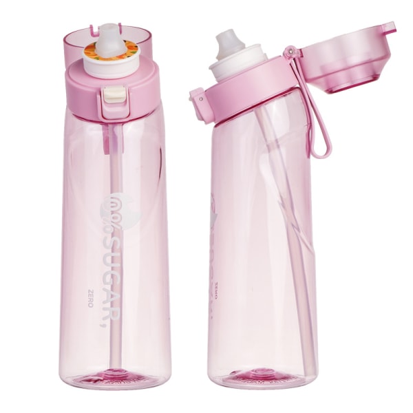 Tritan Vannflaske Air Water Up Flaske Frost 650 ml Air Startup Set Vannkopp for Camping Sport 4
