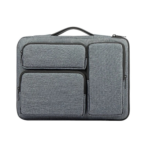 Nylon Laptopväska Notebook Axelväska GRÅ 15 15,6 tum 15 grey 15 15.6 inch-15 15.6 inch
