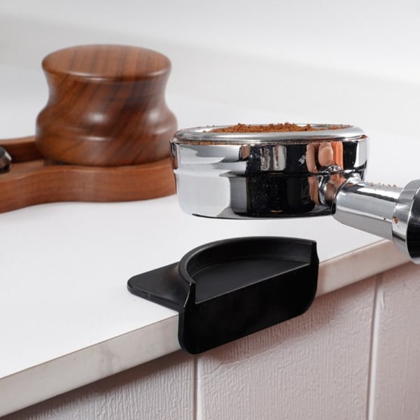Coffee Tampers Mat Press peukalointipidike MUSTA black