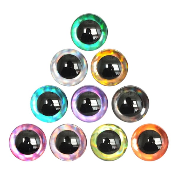 20 stk/10 par Eyes Crafts Eyes Puppet Crystal Eyes 9MM 9MM 9mm