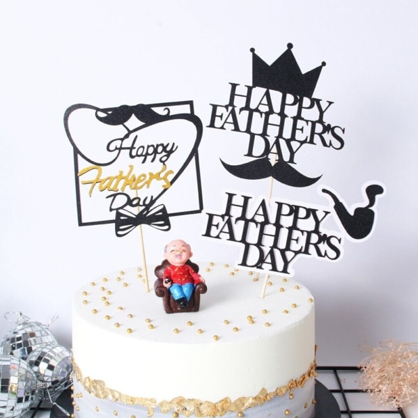 Cake Topper Kakepynt 5 5 5