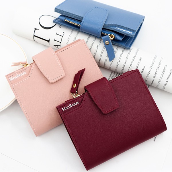 Modepung Kort pung ROSE RED Rose Red
