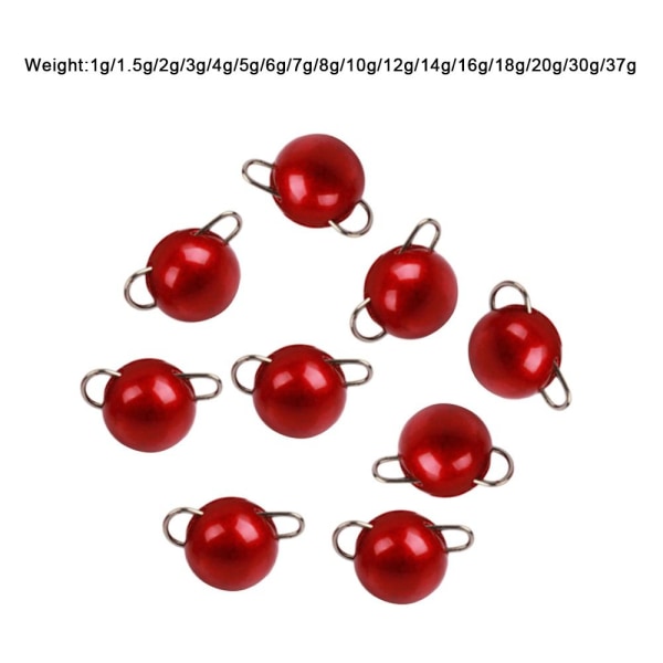 Kalastus Tungsten fall Sinker 3G-NEW YEAR'S RED 3G-NEW YEAR'S RED 3g-New Year's red