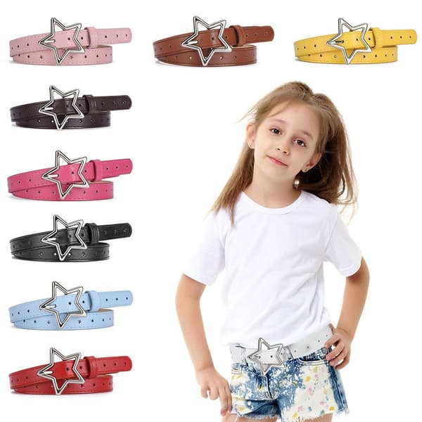 Läderbälte Klänning Jeans Bälten VIT White