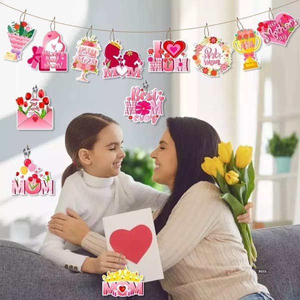 Morsdag Festbanner Dørpynt B B B