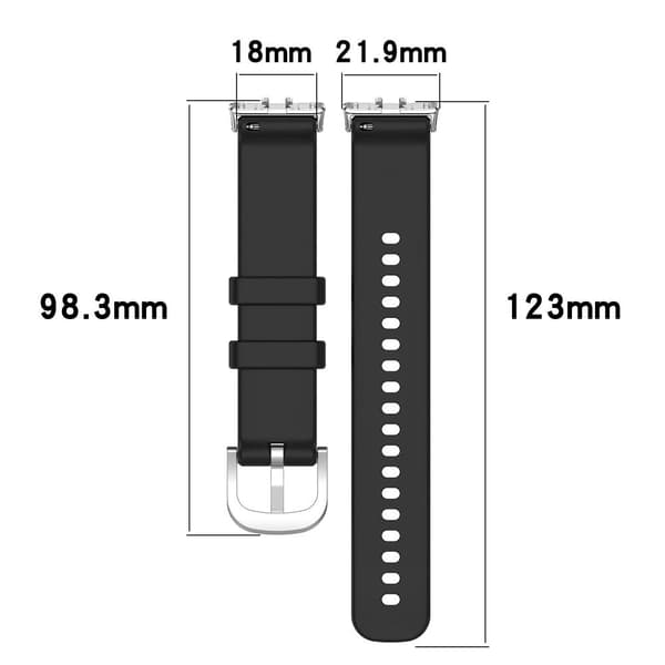 Silikonarmband för klocka MÖRKBLÅ Dark Blue
