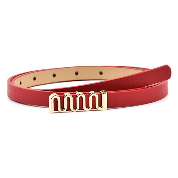 Midjebälte Midje Cinch-bälte RÖTT red