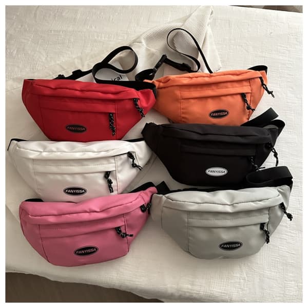Messenger taske skoletasker SORT Black