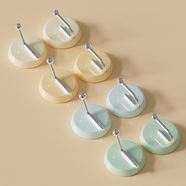 4 kpl Seinäkoukku Itsekiinnittyvä koukku BEIGE U SHAPE U SHAPE beige U shape-U shape