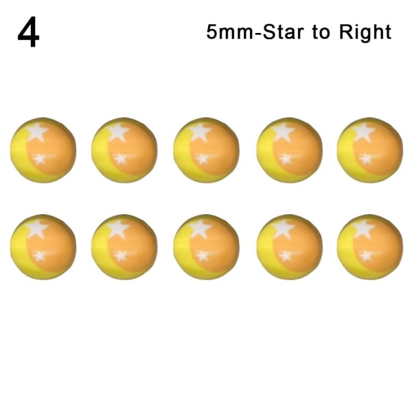 10 stk/5 par Eyes Crafts Eyes Puppet Crystal Eyes 5MM-STAR TO 5mm-Star to Right4