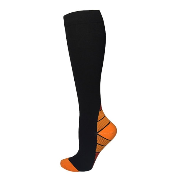 Kompressionsstrumpor Sporttryckstrumpor ORANGE L/XL Orange L/XL